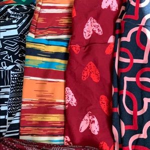 LulaRoe OS legging 8 pairs and 1 Small Cassie